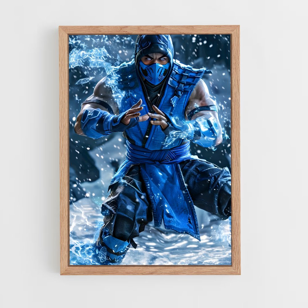 Poster Sub Zero – affiche Mortal kombat (vue 4)